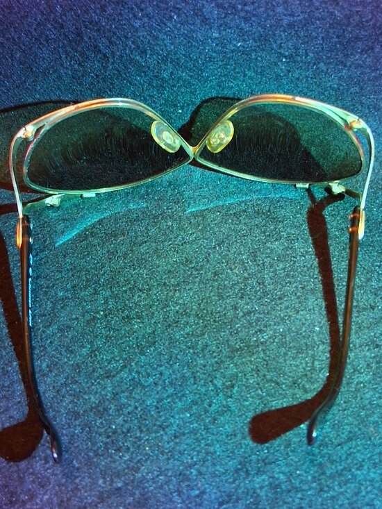 Christian Dior Vintage 70s/80s Oversized Butterfly Sunglasses 2056 Austria Gold main image 8